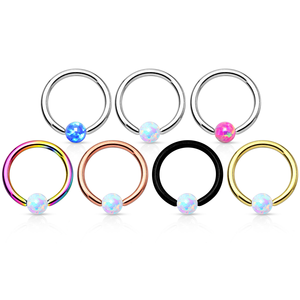 Kugelring mit Opalstein Körperschmuck - Deutschland
