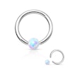 Kugelring mit Opalstein Körperpiercing - Deutschland