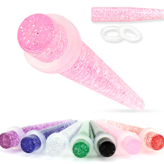 Dehnungsstab mit Glitzer Körperpiercing - Deutschland