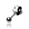 Zungenpiercing mit einer kleinen Blume Piercing - Deutschland