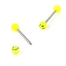 Selbstleuchtenes Zungenpiercing mit Smiley Piercingschmuck - Deutschland