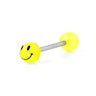 Selbstleuchtenes Zungenpiercing mit Smiley Piercing - Deutschland