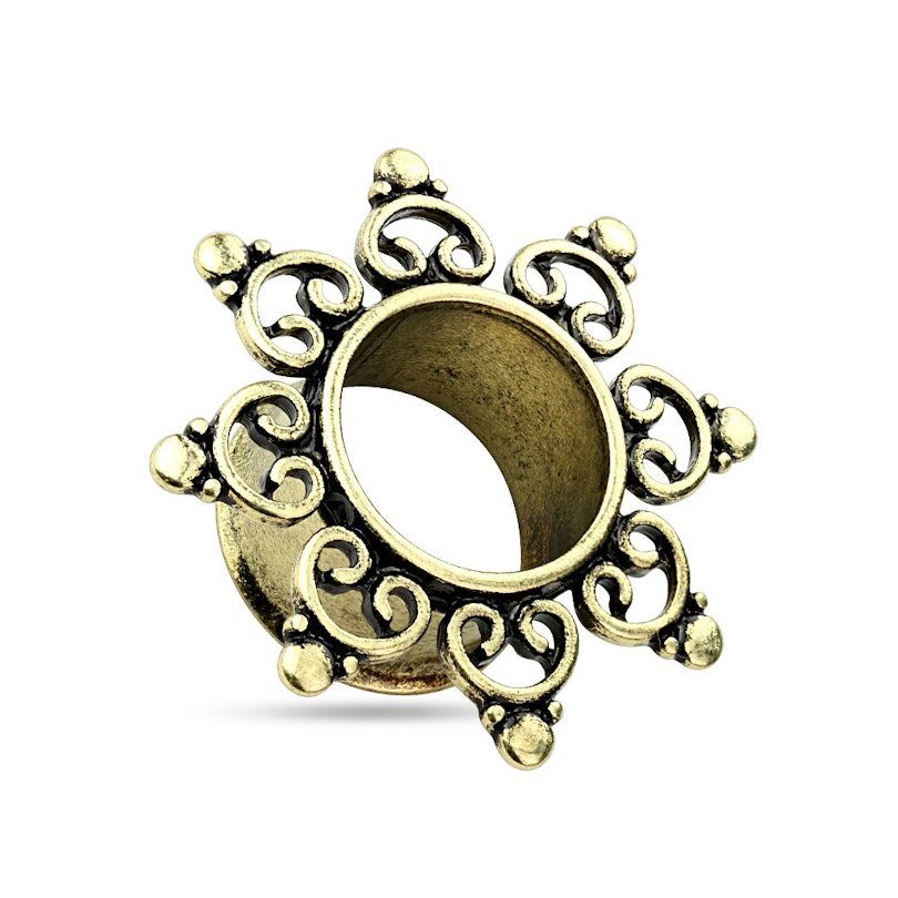 Tunnel mit antikem Look und Tribaldesign Piercingschmuck - Deutschland