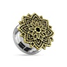 Tunnel aus Chirurgenstahl mit einer Lotusblume Piercingschmuck - Deutschland