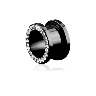 Tunnel mit einer Steinkante und Schraubgewinde