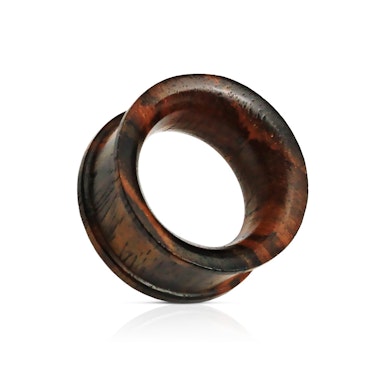 Tunnel aus dunklem Rosenholz