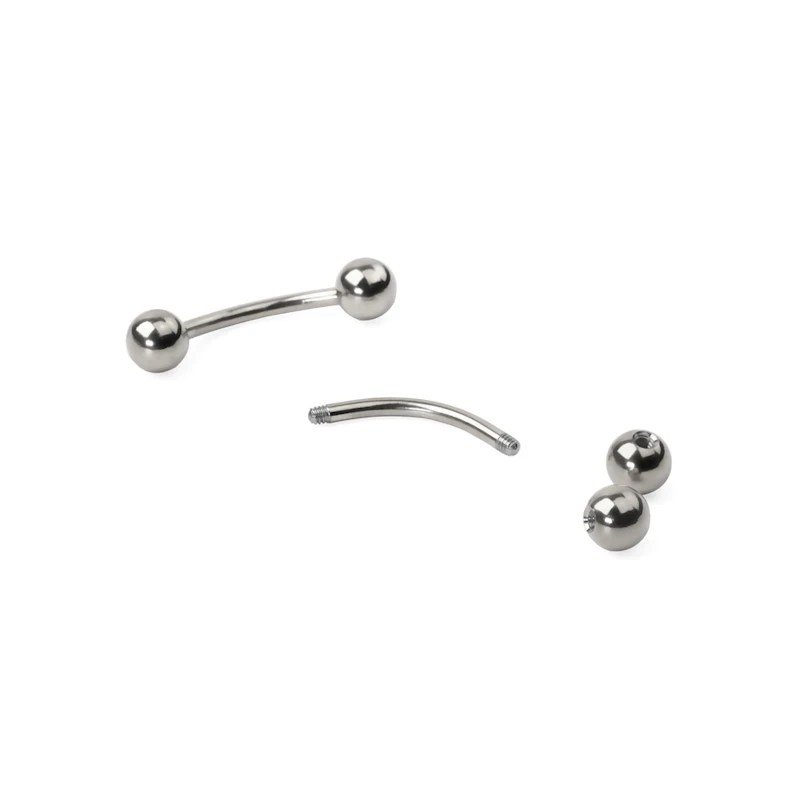 Gebogener Stecker aus Titan