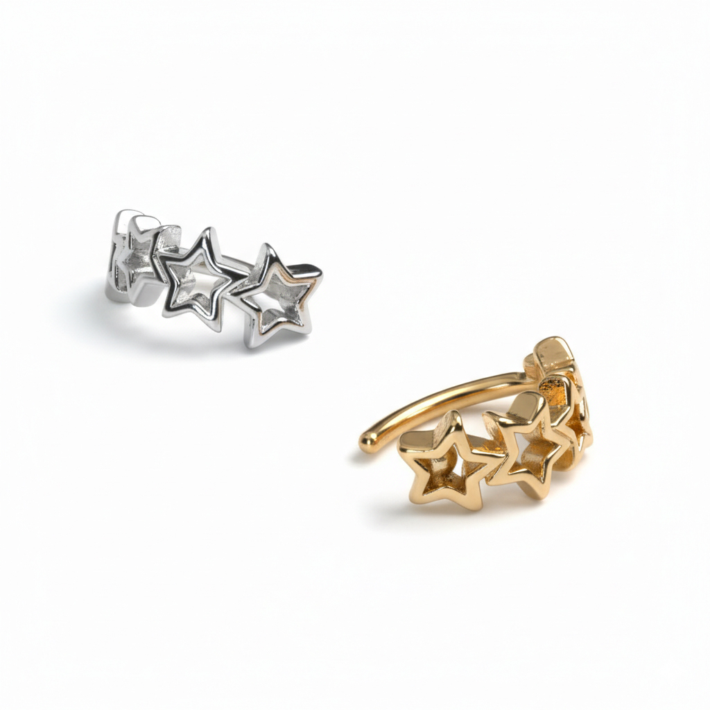 Bauchnabel-Clicker mit Sternen