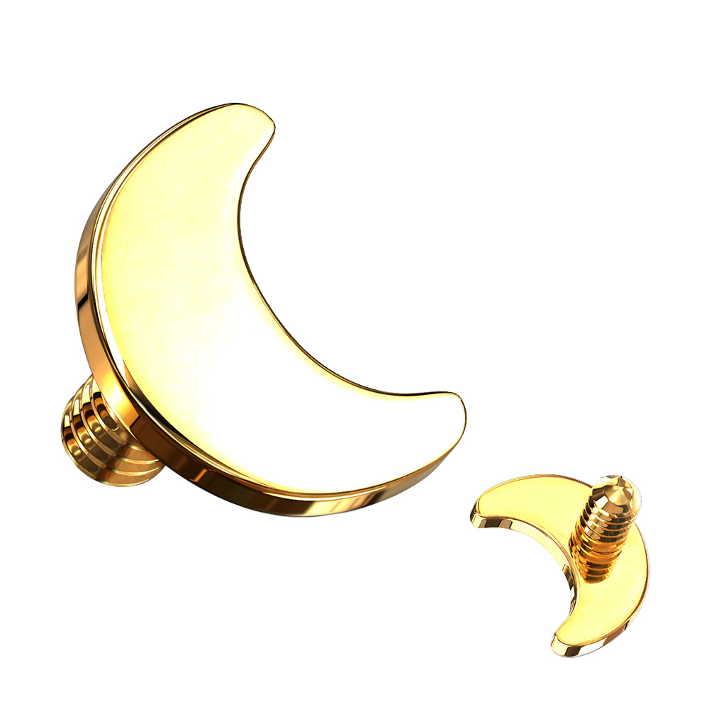 Dermal-Aufsatz aus Titan mit Mond