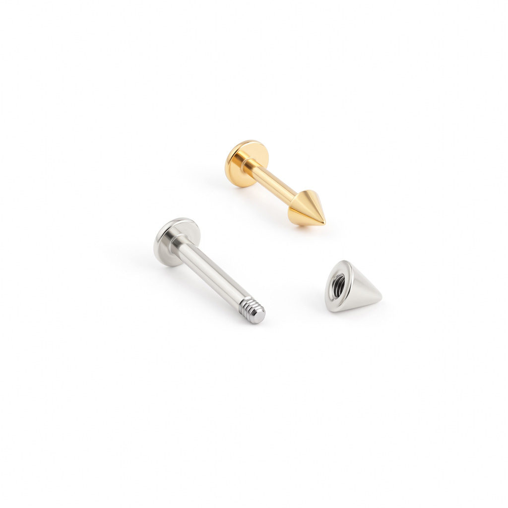 Labret in mehreren Farben mit Spike