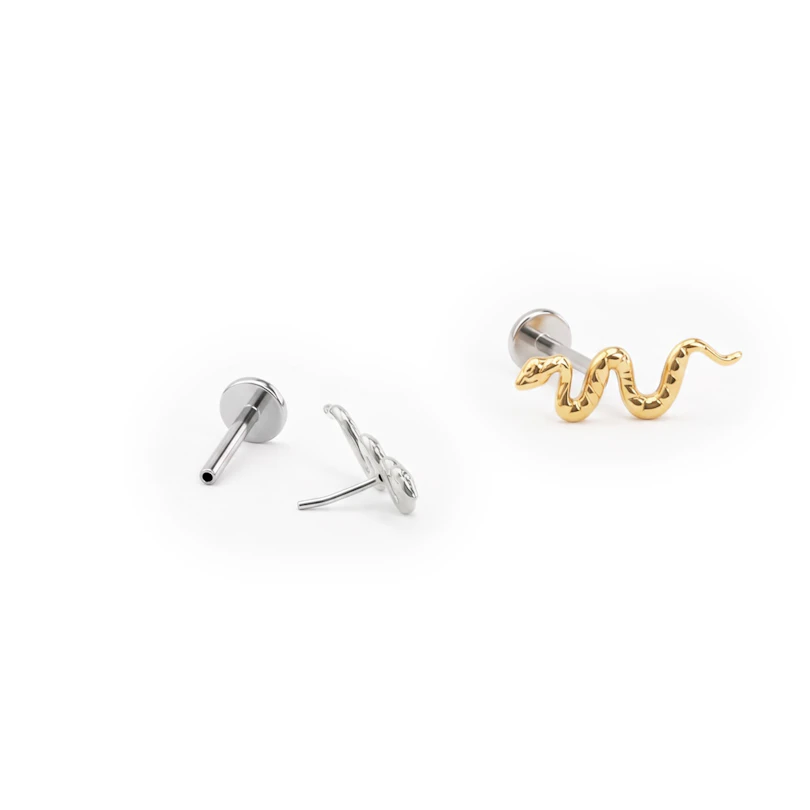 Push-in Titan-Labret mit Schlange