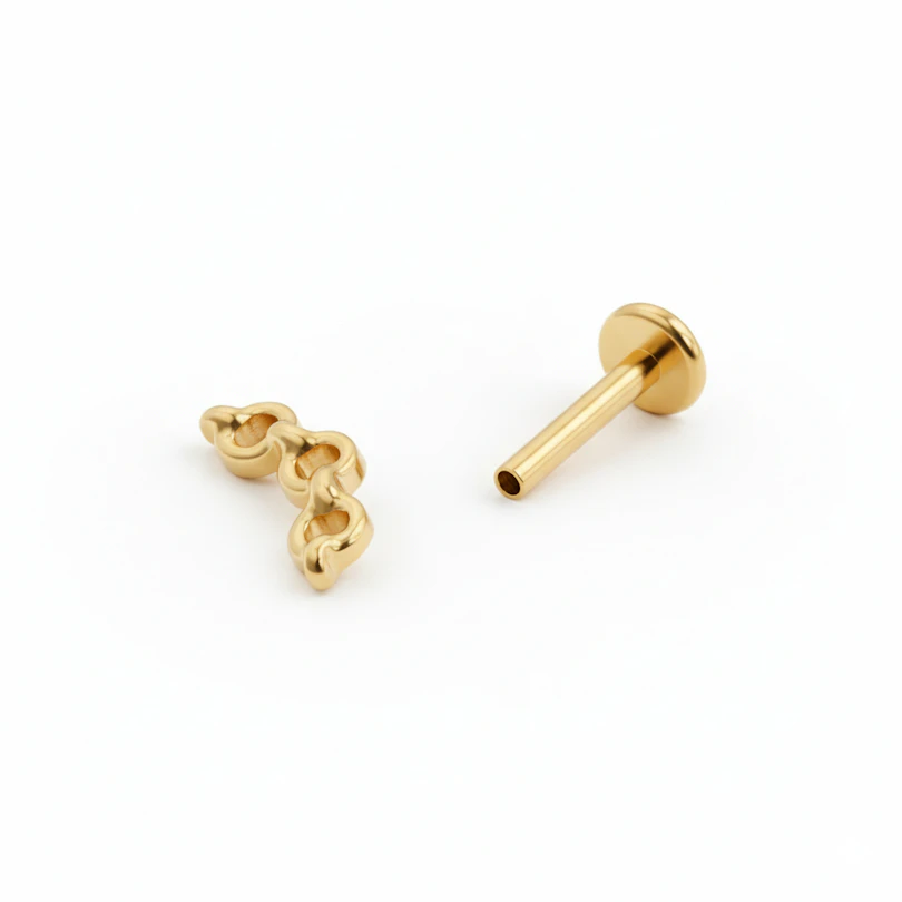 Ketten-Labret aus Titan
