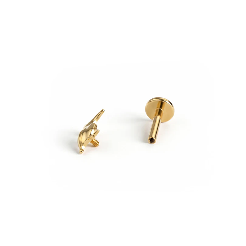 Pelikan-Labret aus Titan