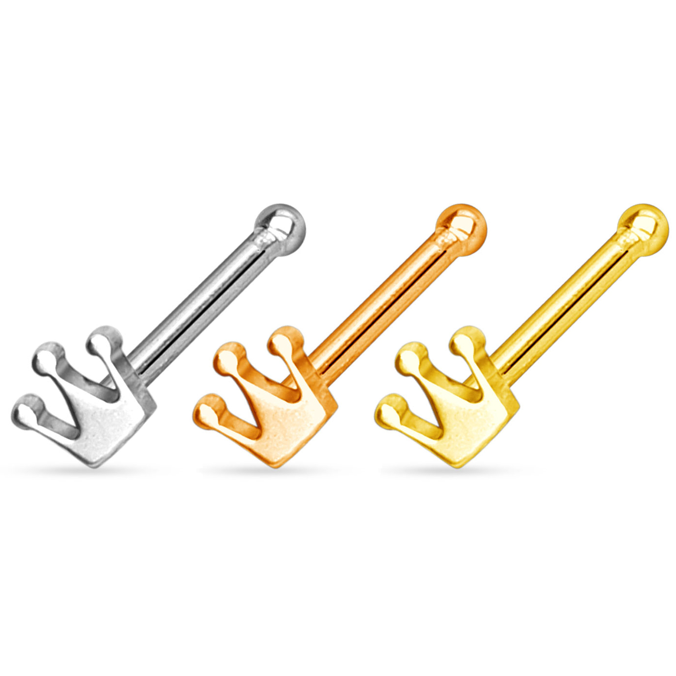 Nasenstecker mit Krone