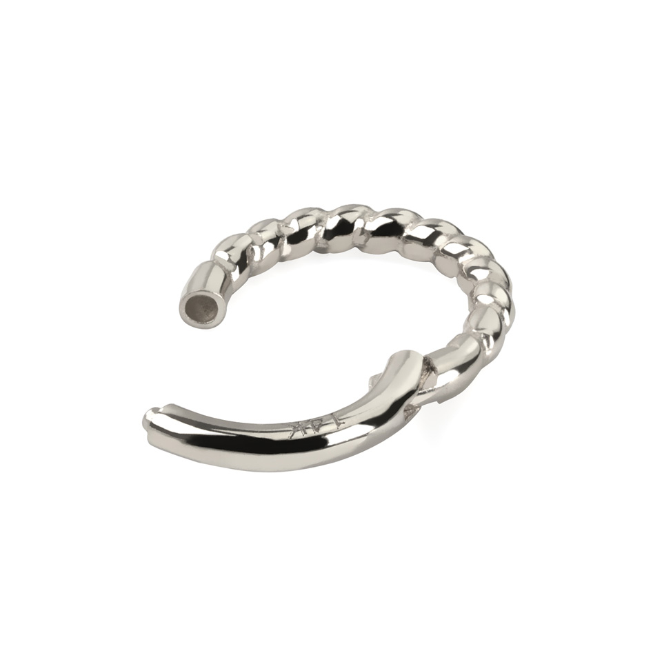 Ring aus 14kt. Gold mit Scharnier und gedrehtem Draht