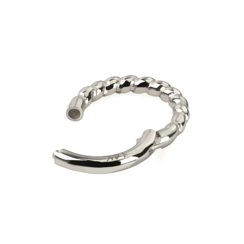 Ring aus 14kt. Gold mit Scharnier und gedrehtem Draht