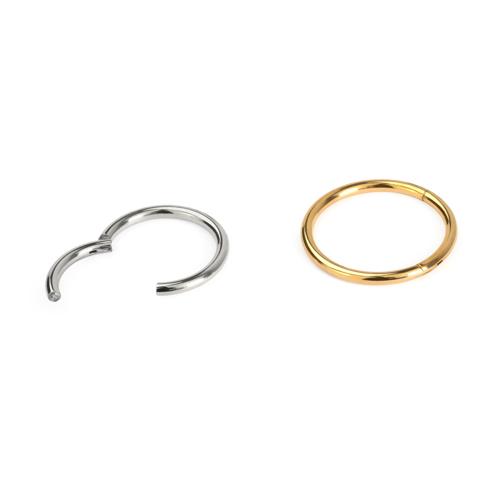 Endlos Ring mit Scharnier in beliebiger Farbe